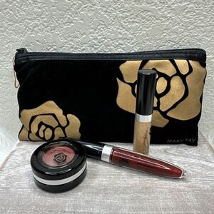 $19 🌙 Mary Kay Velvet Collection Golden Ruby 4pc Set Rosy Cheek Mousse Ruby Lip